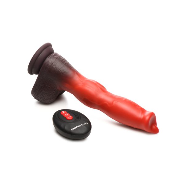 Creature Cocks Canine Thrusting & Vibrating Silicone Dildo with Remote Control - Image 10