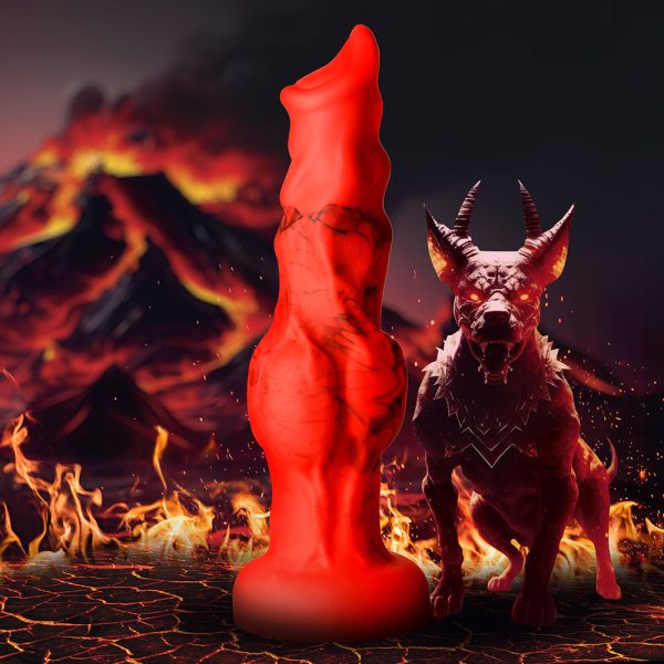 Creature Cocks Fire Hound Silicone Dildo M - Image 7
