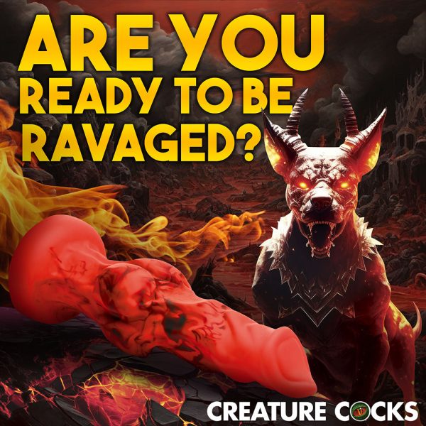 Creature Cocks Fire Hound Silicone Dildo M - Image 9