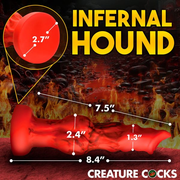 Creature Cocks Fire Hound Silicone Dildo M - Image 10