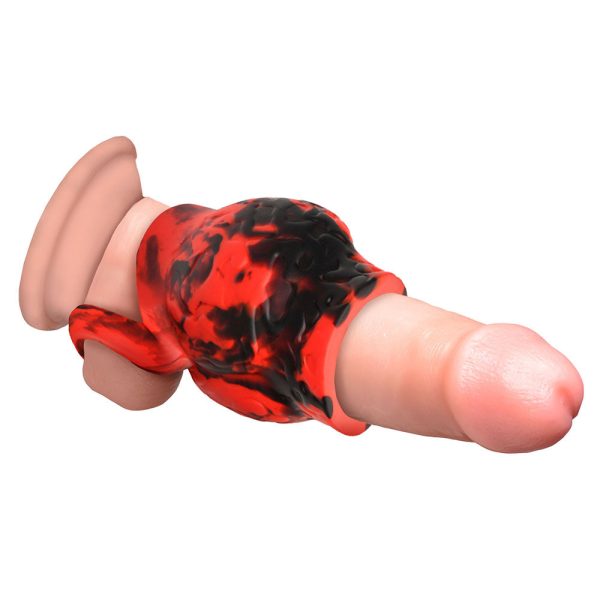 Creature Cocks Hell Hound Silicone Girth Enhancer with Ball Strap M - Image 2