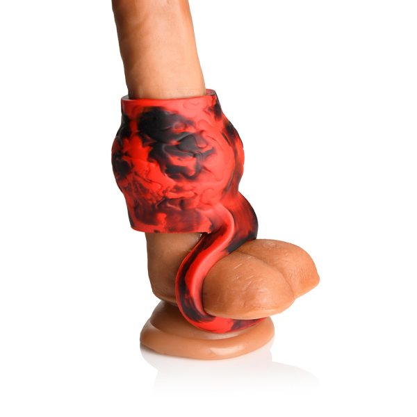 Creature Cocks Hell Hound Silicone Girth Enhancer with Ball Strap M - Image 10