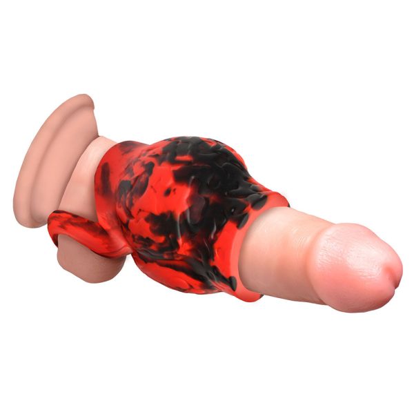 Creature Cocks Hell Hound Silicone Girth Enhancer with Ball Strap L - Image 2