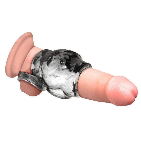 Creature Cocks Night Prowler Silicone Girth Enhancer with Ball Strap M - Image 2