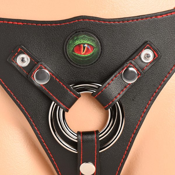 Creature Cocks Horny Devil Strap-On Harness Red - Image 7