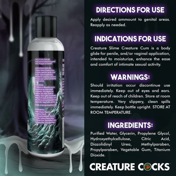Creature Slime Creature Cum Unscented Jizz Lubricant 8 oz. - Image 9
