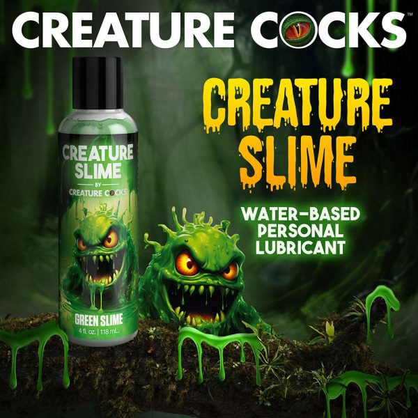 Creature Slime Green Water-Based Lubricant 4 oz. - Image 5