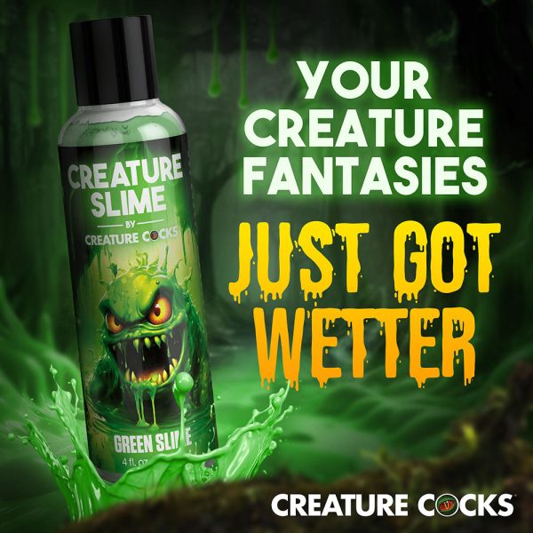 Creature Slime Green Water-Based Lubricant 4 oz. - Image 6
