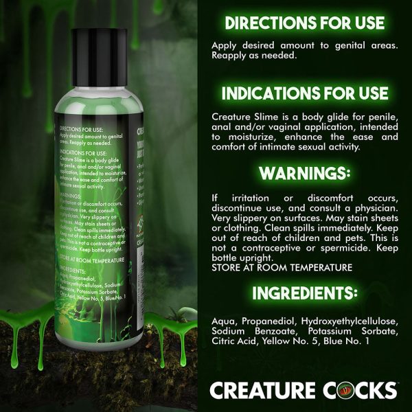 Creature Slime Green Water-Based Lubricant 4 oz. - Image 9