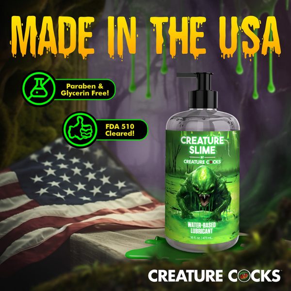 Creature Slime Water-Based Lubricant 16 oz. - Image 8