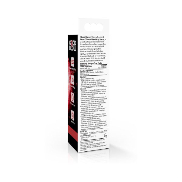 Good Blow Deep Throat Spray Cherry 1 oz. - Image 6
