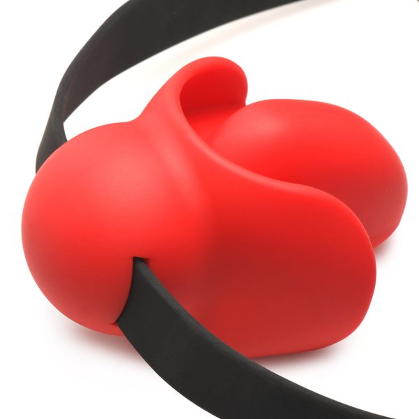 Master Series Extreme Silicone Gag with Locking Strap - Image 8