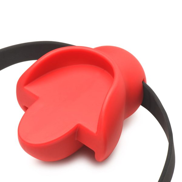 Master Series Extreme Silicone Gag with Locking Strap - Image 9