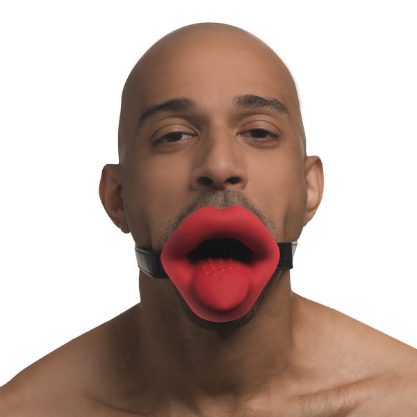 Master Series Vibrating Lips Mouth Gag - Image 6