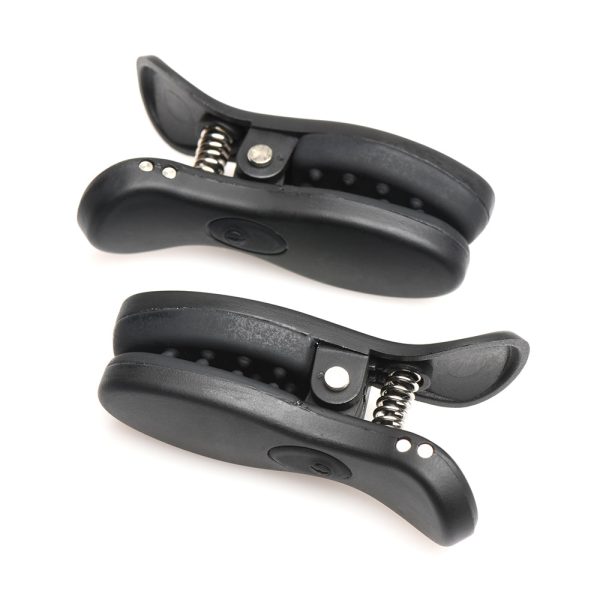 Master Series Vibrating Nipple Clamps with Rechargeable Case - Image 2