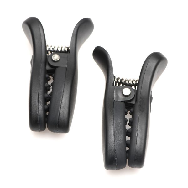 Master Series Vibrating Nipple Clamps with Rechargeable Case - Image 3