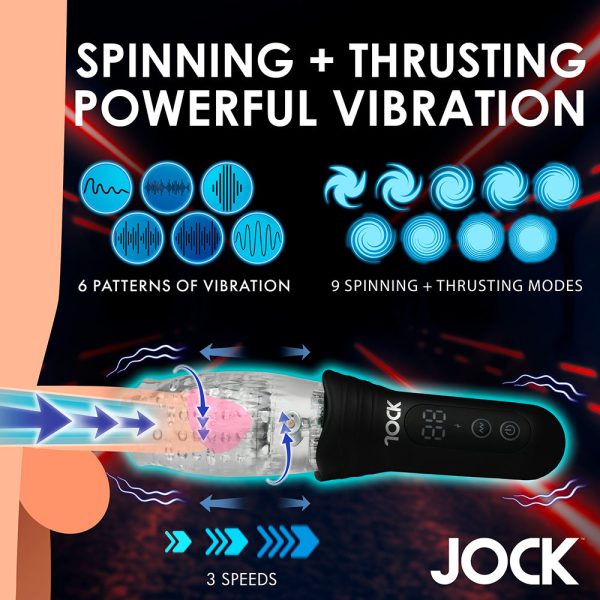 JOCK Spinning Thrusting & Vibrating Masturbator - Image 6