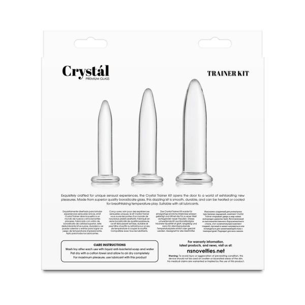 Crystal 3-Piece Glass Trainer Kit Clear - Image 4