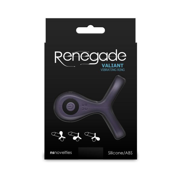 Renegade Valiant Rechargeable Vibrating Ring Gray - Image 4