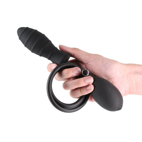 Renegade InflataPlay Inflatable Plug with Grip Black - Image 3