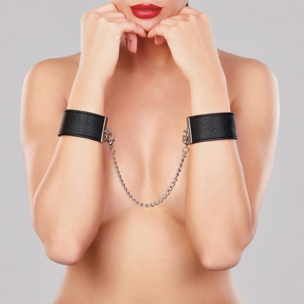 Allure Adore Lust in Love Wrist Cuffs with Connector Chain - Image 2