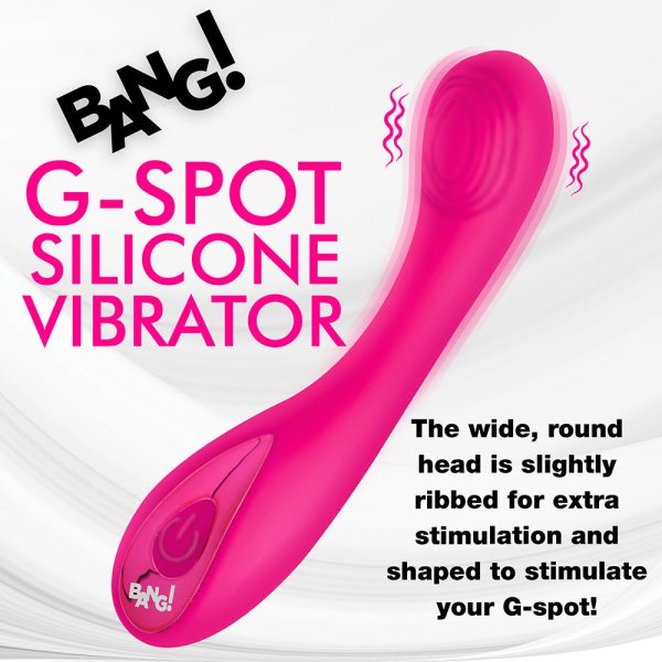 BANG! G-Spot Silicone Vibrator Pink - Image 9