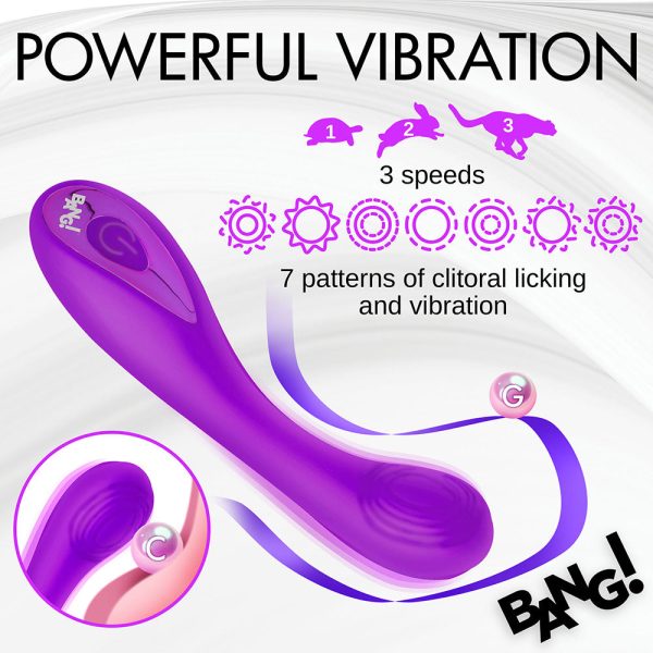 BANG! G-Spot Silicone Vibrator Purple - Image 10