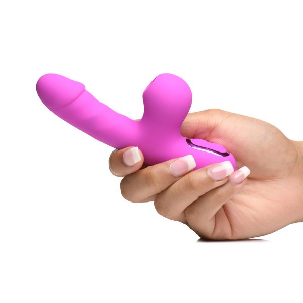 BANG! Mini Suction Rabbit Vibrator Purple - Image 8