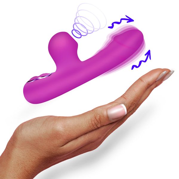 BANG! Mini Suction Rabbit Vibrator Purple - Image 9