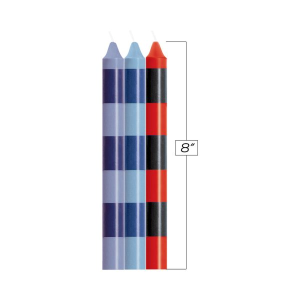 The 9''s Make Me Melt Sensual Warm Drip Candles 3pk Stripes Passionettes - Image 2