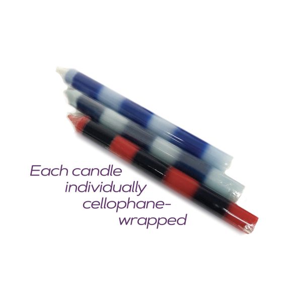 The 9''s Make Me Melt Sensual Warm Drip Candles 3pk Stripes Passionettes - Image 3