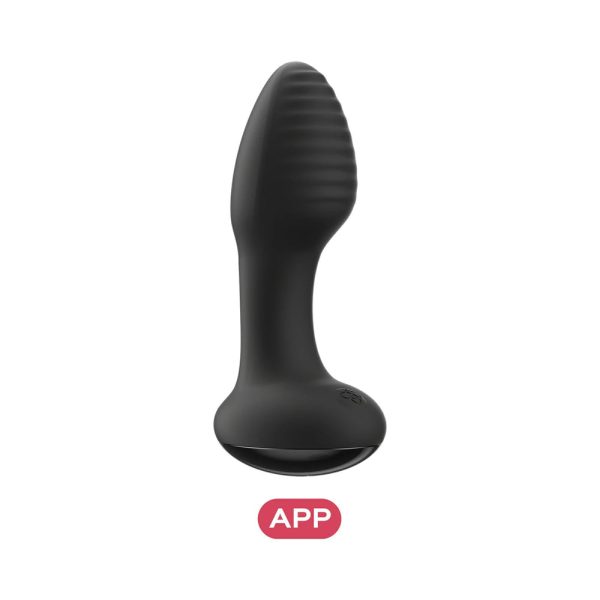 Honey Play Box Frenzy Pressure Sensing App-Controlled Rotating Butt Plug Black - Image 2