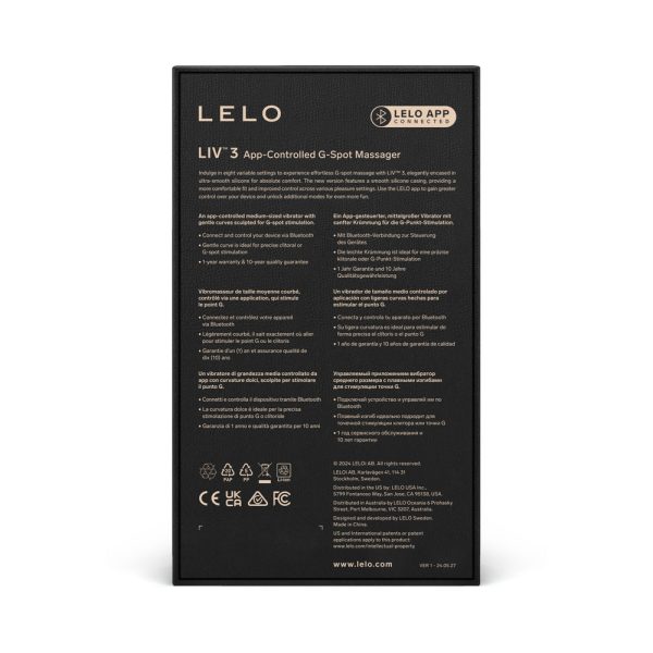 LELO LIV 3 App-Controlled G-Spot Vibrator Plum - Image 4