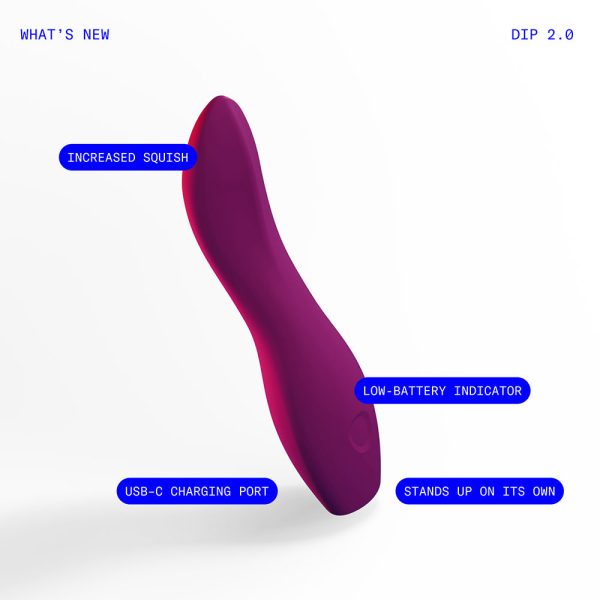 Dame Dip 2.0 Classic Vibrator Plum - Image 6