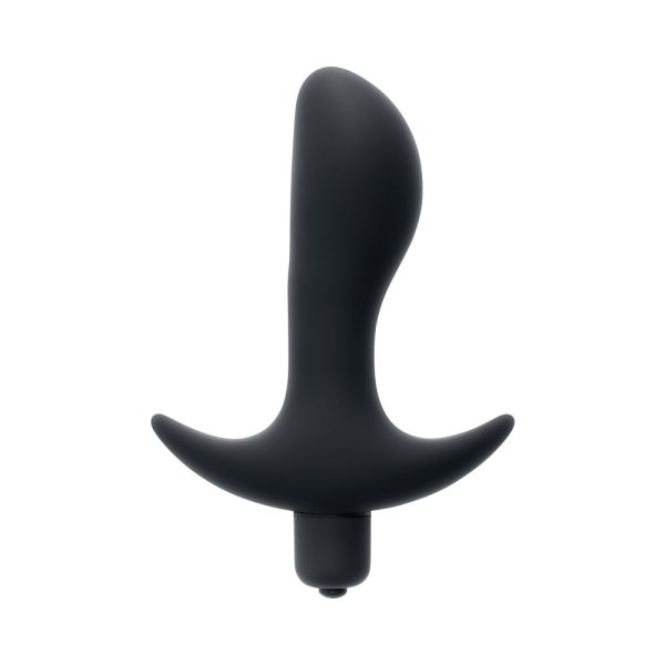 Selopa P-Spot Trainer Battery Operated Prostate Vibe Silicone Black - Image 2