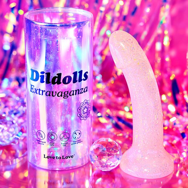 Love to Love Dildolls Extravaganza Gold Glitter - Image 2
