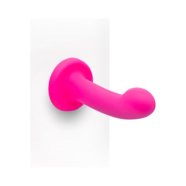 Together Pop 6 in. Silicone Dildo & Harness Set Pink - Image 8