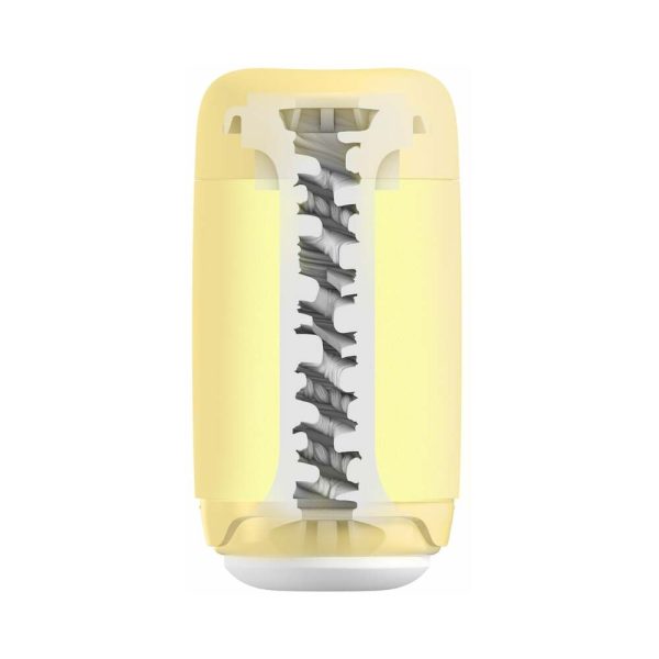 Tenga Puffy Stroker Custard Yellow - Image 2