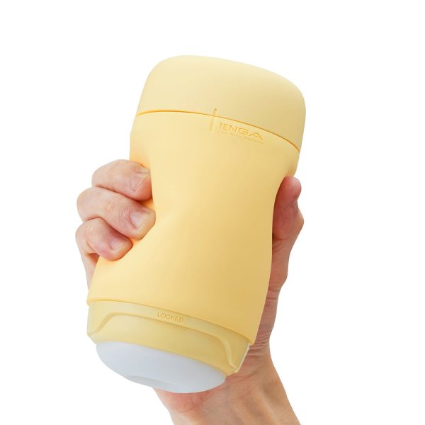 Tenga Puffy Stroker Custard Yellow - Image 4