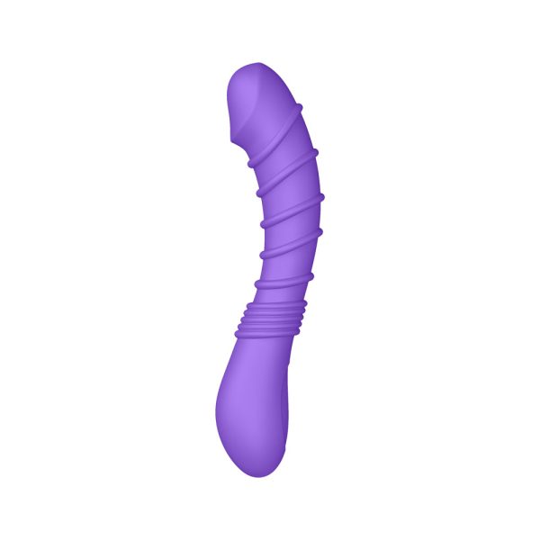 Luv Inc Rv21: Ribbed Vibrator Purple - Image 2