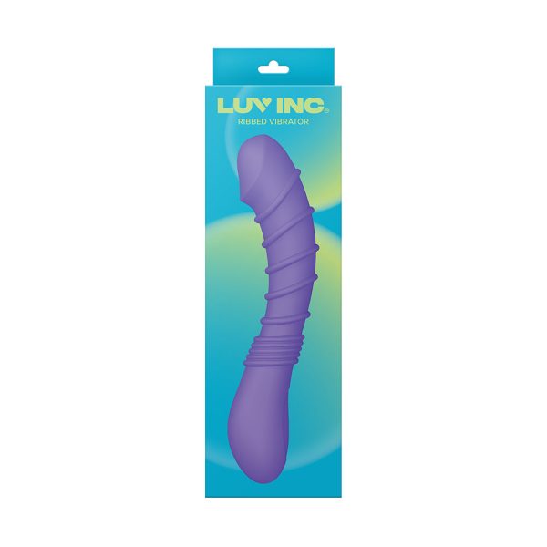 Luv Inc Rv21: Ribbed Vibrator Purple - Image 4