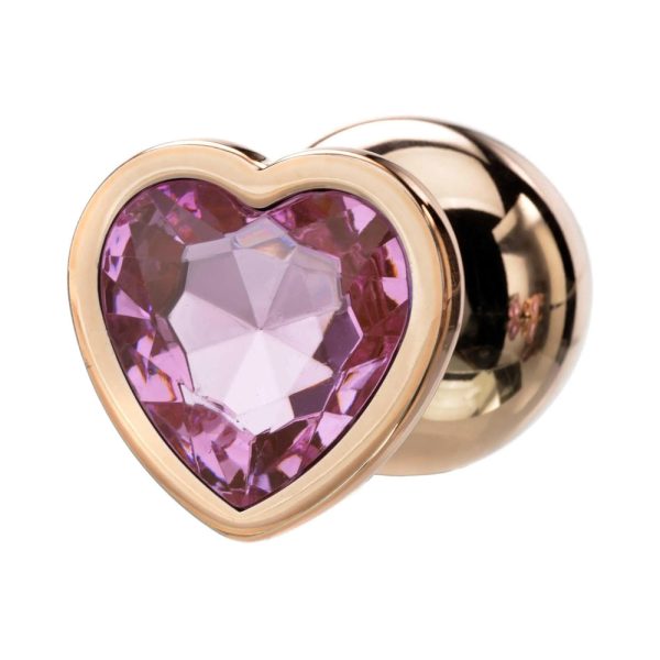 Adam & Eve Rose Gold Pink Heart Anal Plug Training Set - Image 6