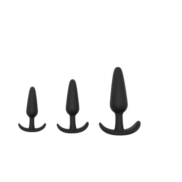Adam & Eve Naughty Silicone Trainer Kit Black (Bag Packaging) - Image 2