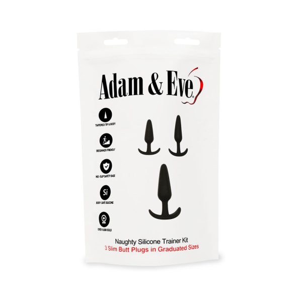 Adam & Eve Naughty Silicone Trainer Kit Black (Bag Packaging) - Image 5