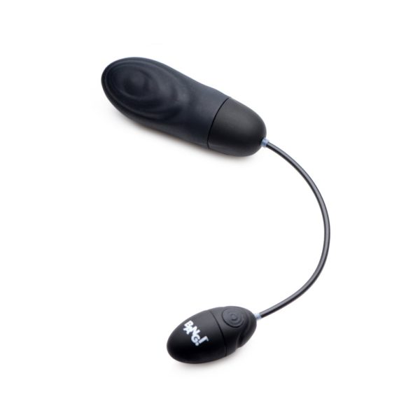 BANG! 7X Pulsing Rechargeable Silicone Bullet Black - Image 3
