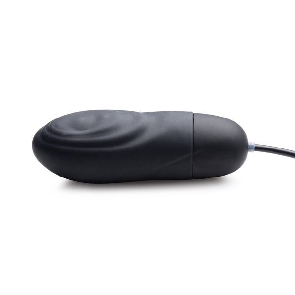 BANG! 7X Pulsing Rechargeable Silicone Bullet Black - Image 5