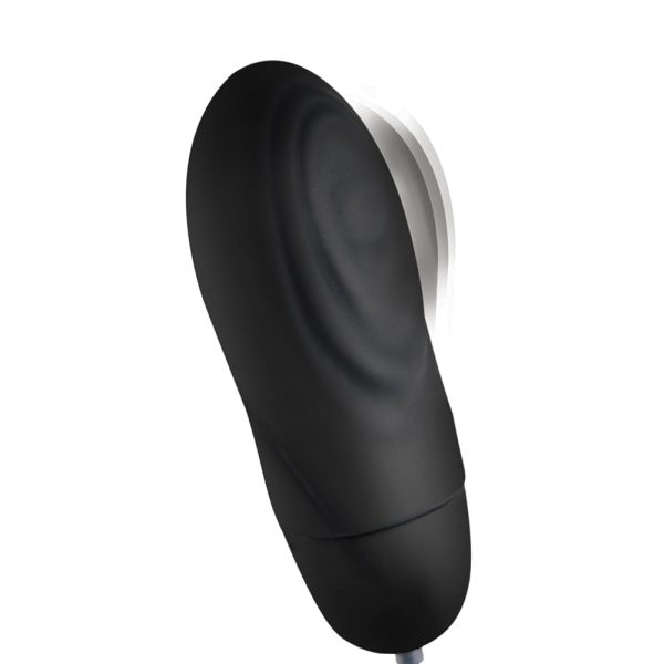 BANG! 7X Pulsing Rechargeable Silicone Bullet Black - Image 6