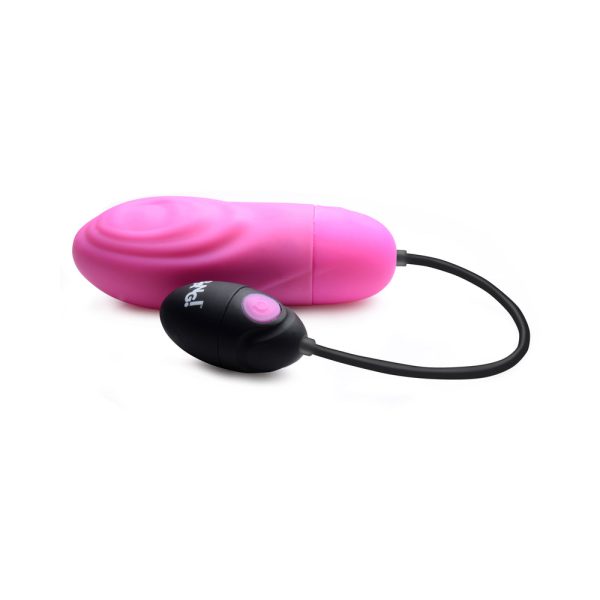 BANG! 7X Pulsing Rechargeable Silicone Bullet Pink - Image 4