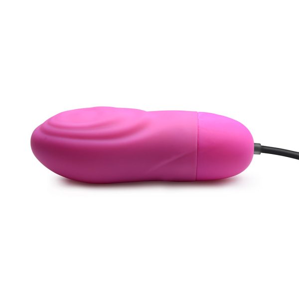 BANG! 7X Pulsing Rechargeable Silicone Bullet Pink - Image 5