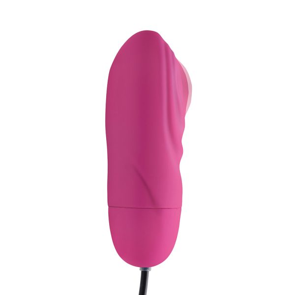 BANG! 7X Pulsing Rechargeable Silicone Bullet Pink - Image 7